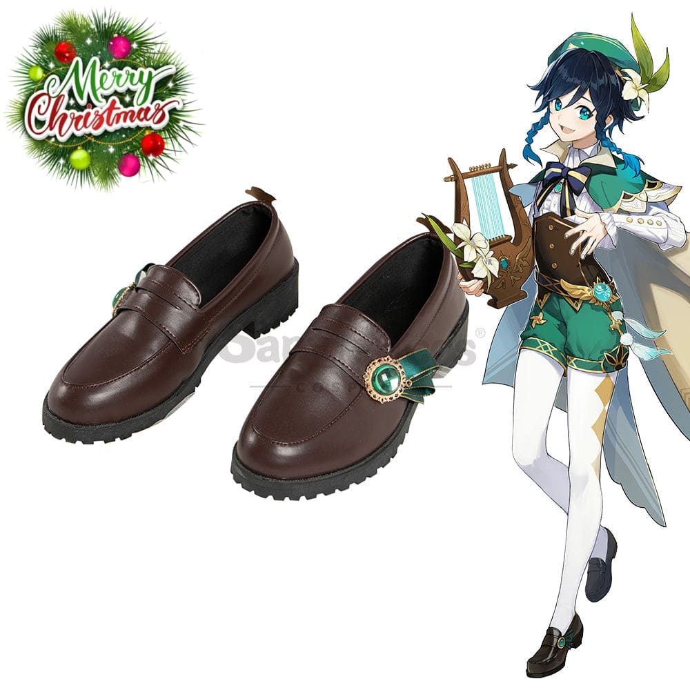 Game Genshin Impact Cosplay Barbatos/Venti Shoes Boots