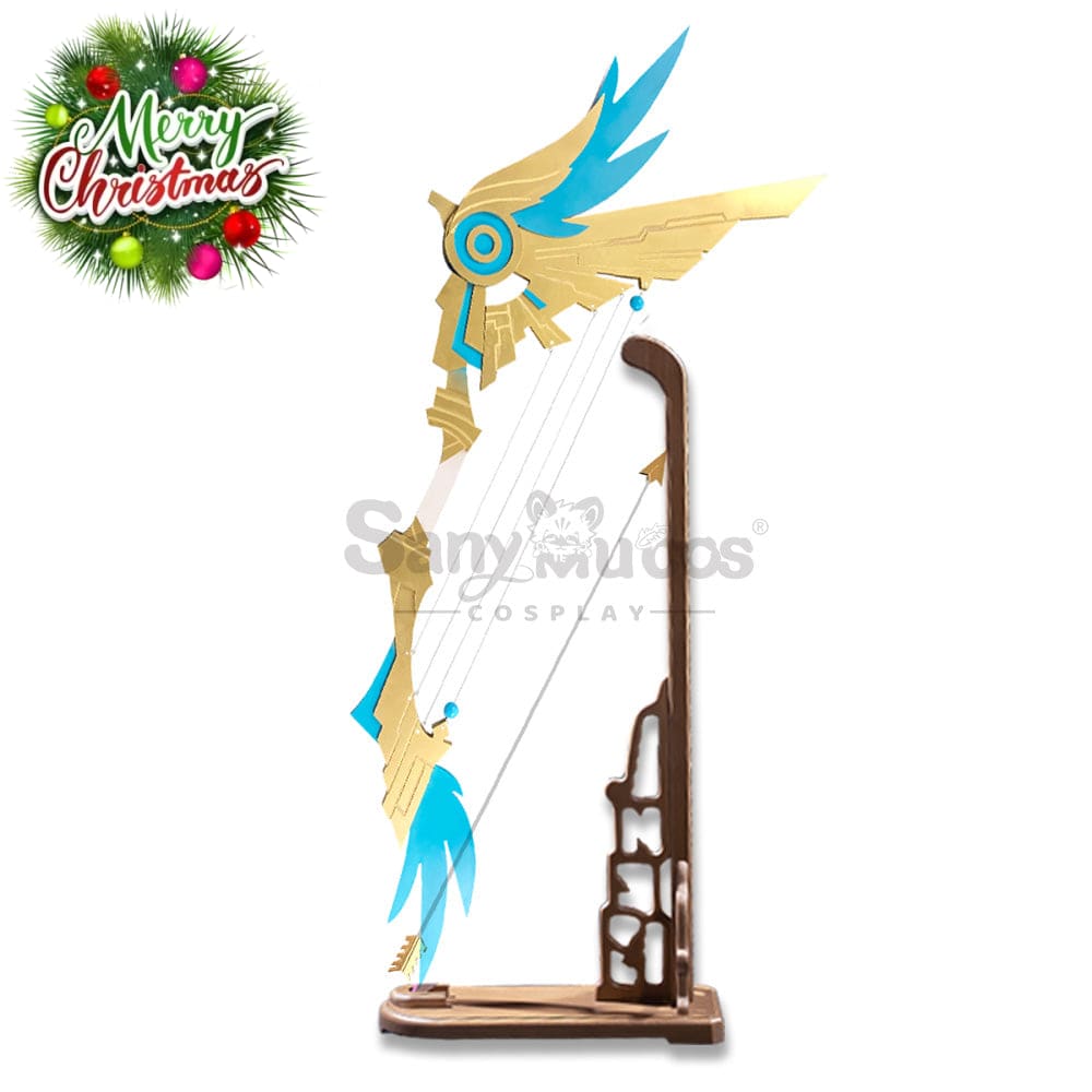 Game Genshin Impact Cosplay Barbatos/Venti Skyward Harp Accessory Prop