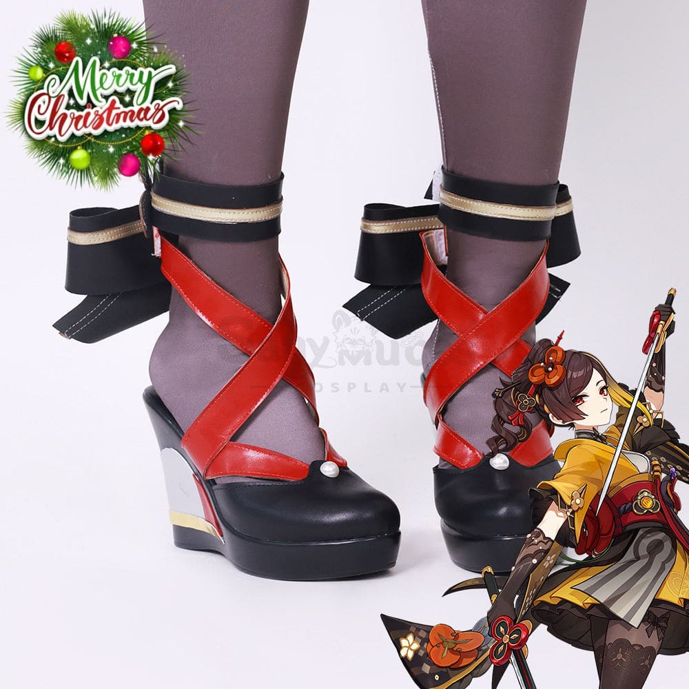 Game Genshin Impact Cosplay Chiori Shoes Boots