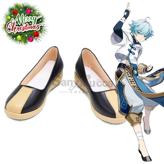 Game Genshin Impact Cosplay Chongyun Shoes Boots 1000