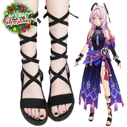 Game Genshin Impact Cosplay Citlali Shoes Boots