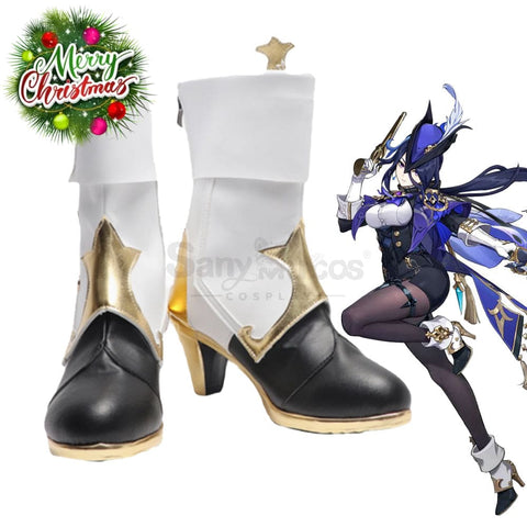 Game Genshin Impact Cosplay Clorinde Shoes Boots