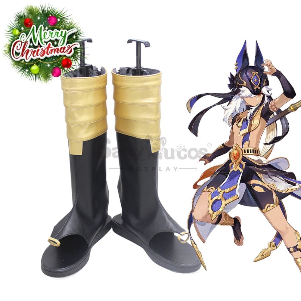 Game Genshin Impact Cosplay Cyno Shoes Boots