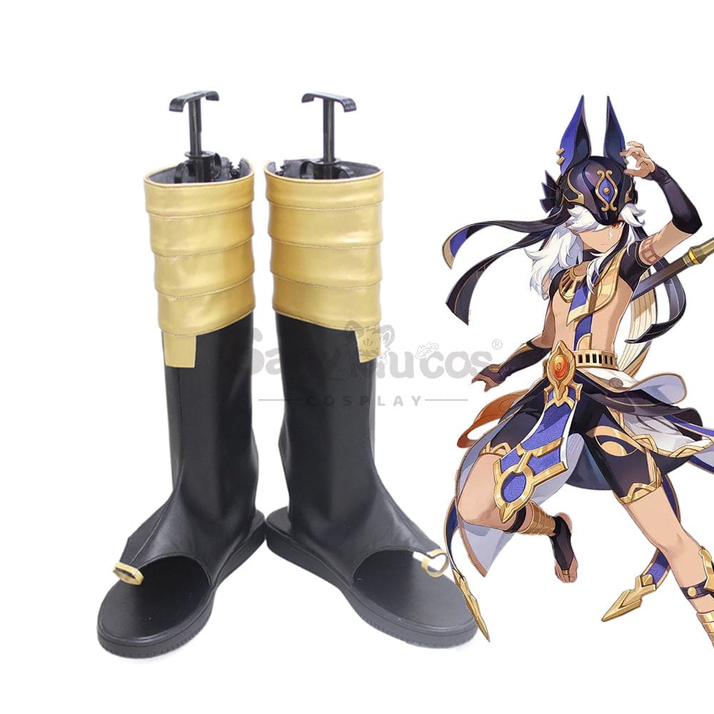 Game Genshin Impact Cosplay Cyno Shoes Boots