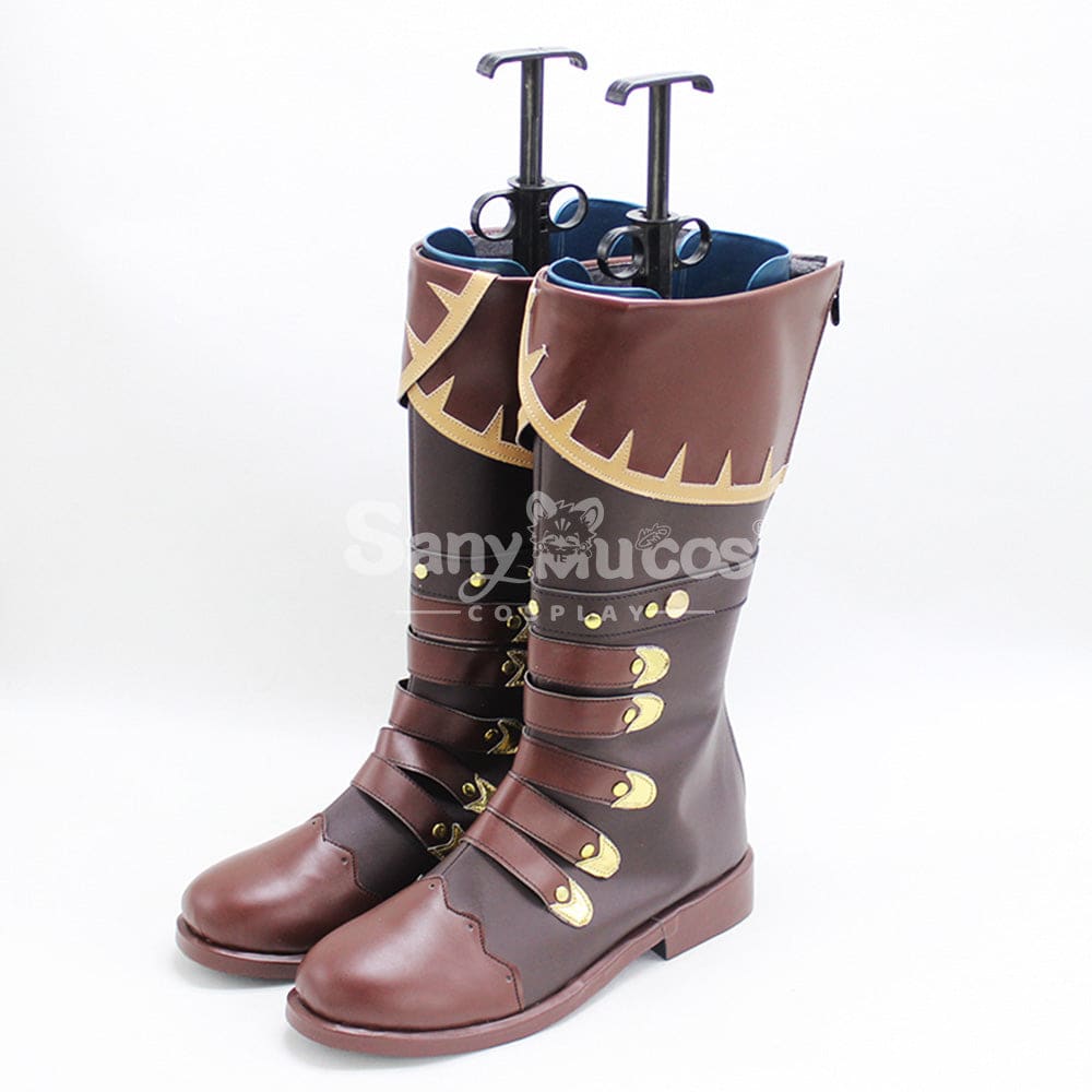 Game Genshin Impact Cosplay Diluc Shoes Boots