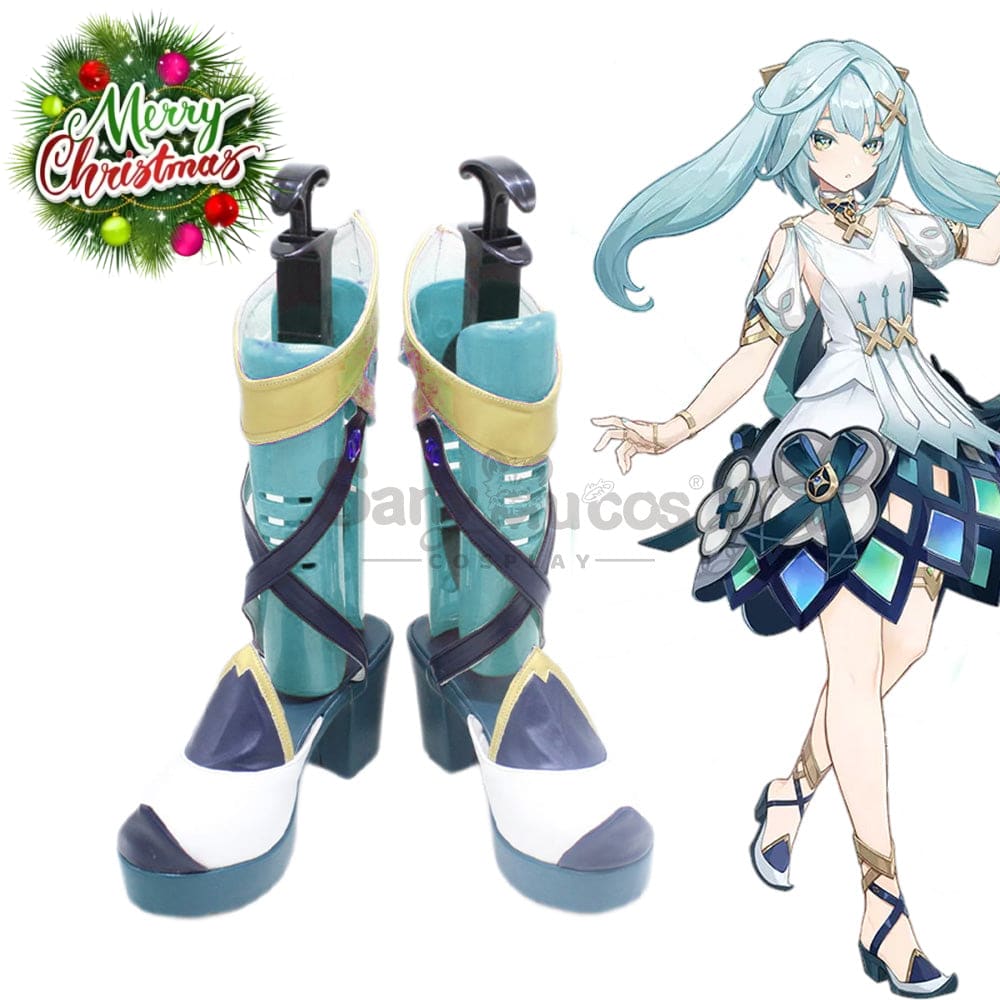 Game Genshin Impact Cosplay Faruzan Shoes Boots