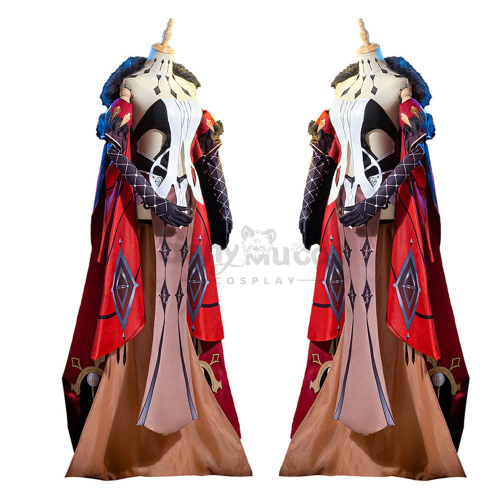 Game Genshin Impact Cosplay Fatui Harbinger The Fair Lady Rosalyne Costume Costumes