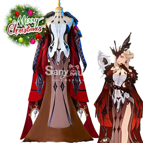 Game Genshin Impact Cosplay Fatui Harbinger The Fair Lady Rosalyne Costume Costumes