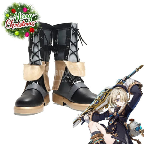Game Genshin Impact Cosplay Freminet Shoes Boots