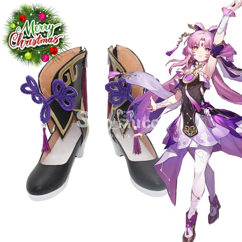 Game Genshin Impact Cosplay Fu Xuan Shoes Boots