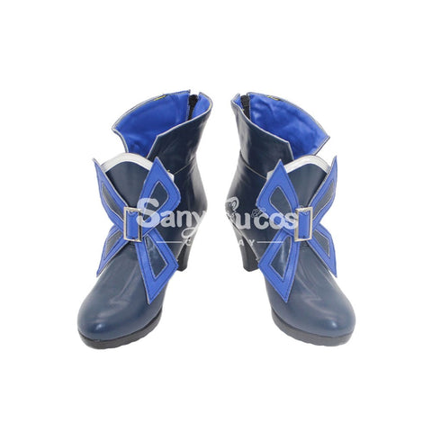 Game Genshin Impact Cosplay Furina Shoes Boots