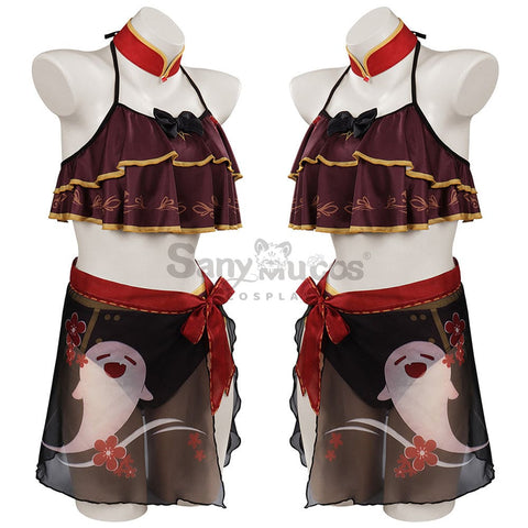 Game Genshin Impact Cosplay Hutao Bikini Swimsuit Costume Costumes