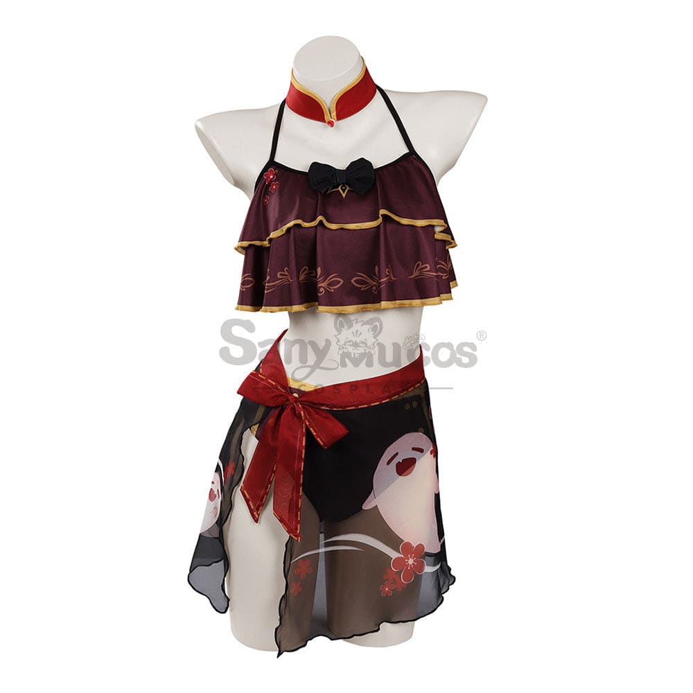 Game Genshin Impact Cosplay Hutao Bikini Swimsuit Costume Costumes