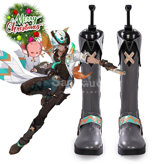 Game Genshin Impact Cosplay Ifa Cosplay Shoes Cosplay Shoes Boots 1000