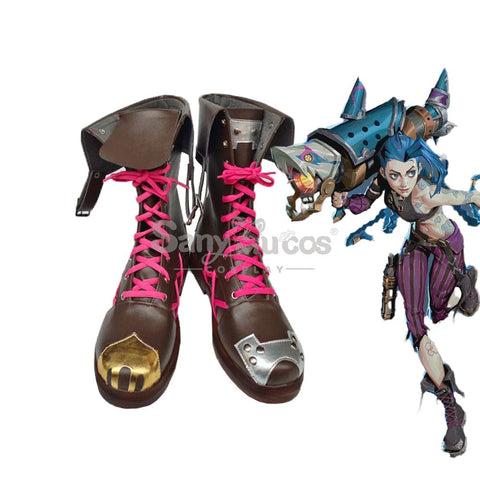 Game Genshin Impact Cosplay Jinx Shoes Boots