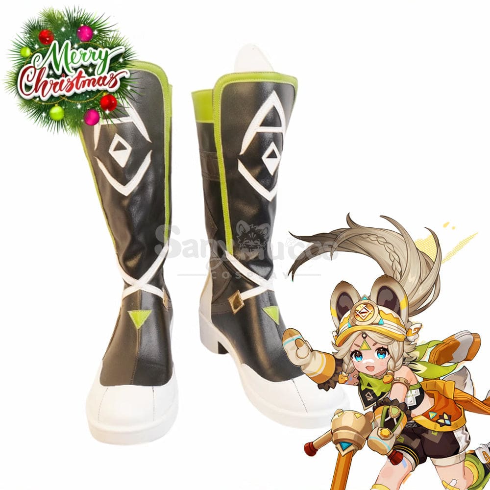 Game Genshin Impact Cosplay Kachina Shoes Boots