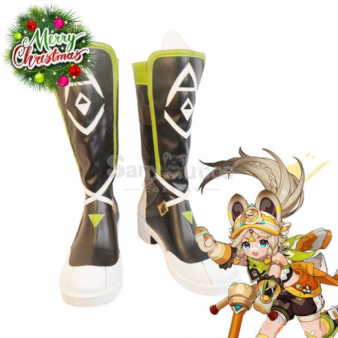 Game Genshin Impact Cosplay Kachina Shoes Boots