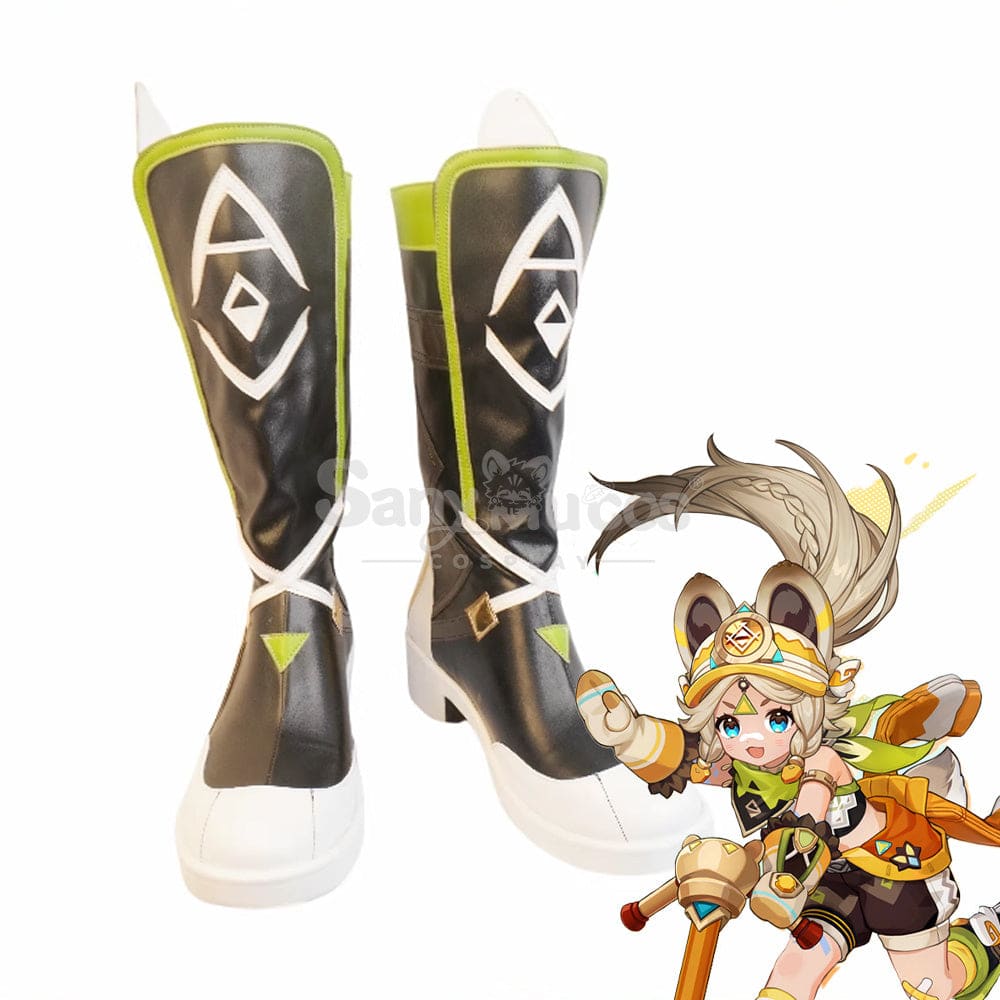 Game Genshin Impact Cosplay Kachina Shoes Boots