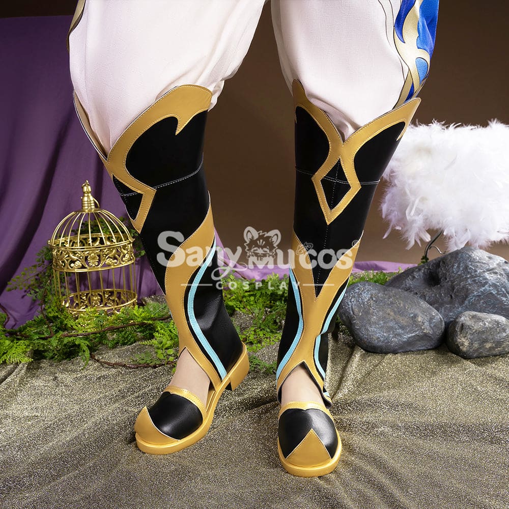 Game Genshin Impact Cosplay Kaeya Shoes Boots