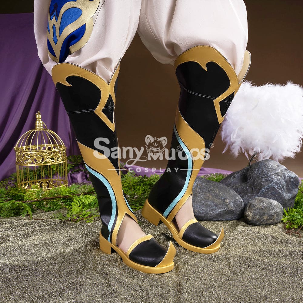 Game Genshin Impact Cosplay Kaeya Shoes Boots