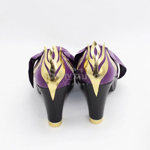 Game Genshin Impact Cosplay Ke Qing Ne Trainers High Heels Shoes Boots