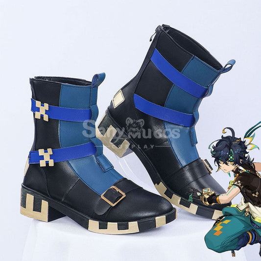 Game Genshin Impact Cosplay Kinich Shoes Boots 1000