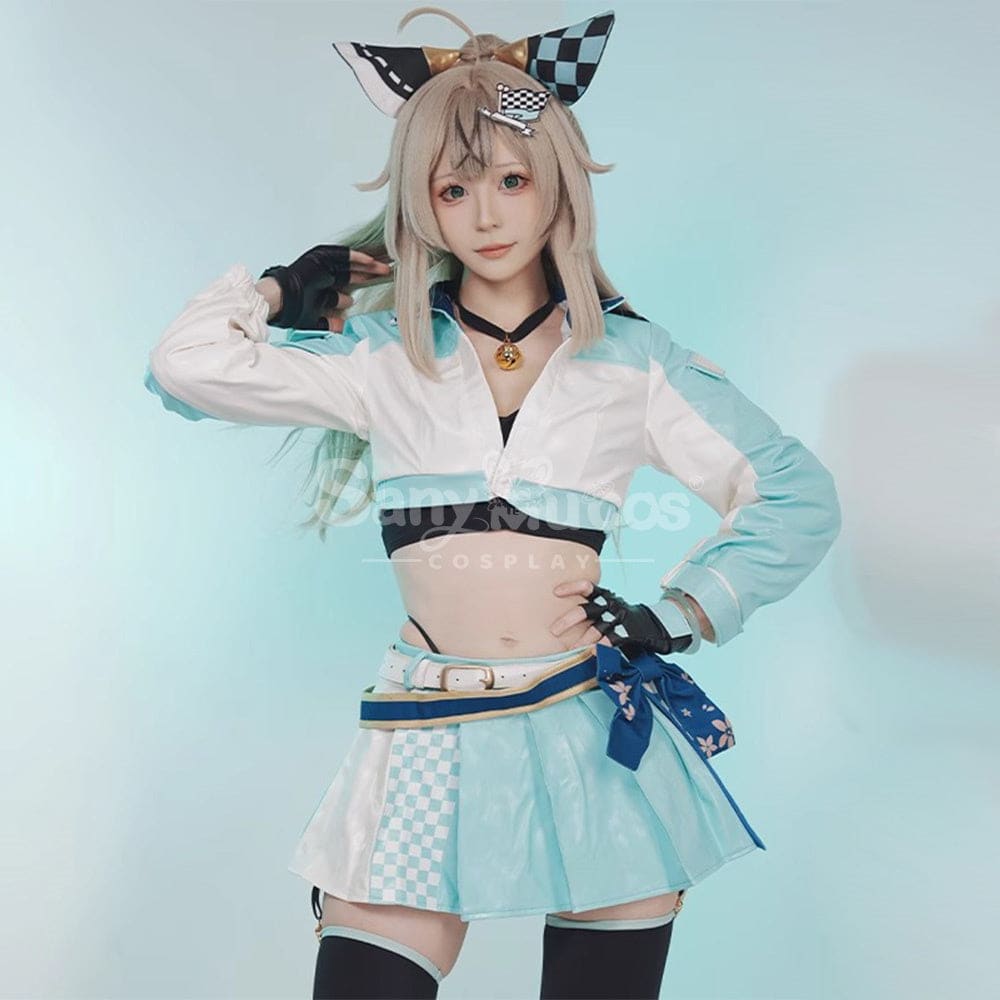 Game Genshin Impact Cosplay Kirara Racing Costume Costumes