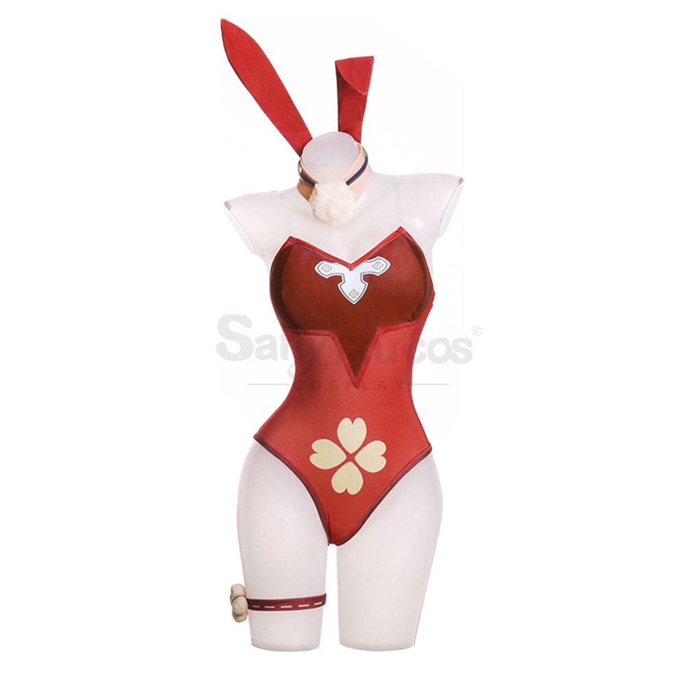 Game Genshin Impact Cosplay Klee Sexy Bunny Girl Costume Costumes