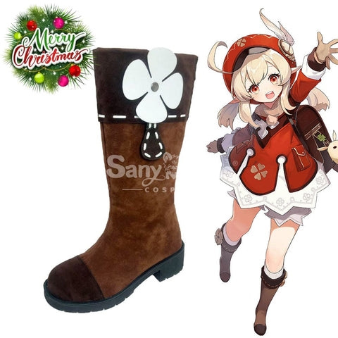 Game Genshin Impact Cosplay Klee Shoes Boots