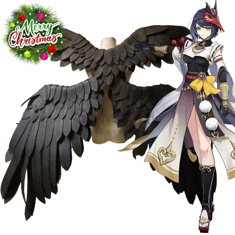 Game Genshin Impact Cosplay Kujo Sara Wings Accessory Prop
