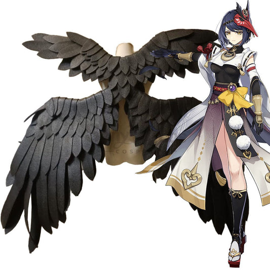 Game Genshin Impact Cosplay Kujo Sara Wings Accessory Prop 1000