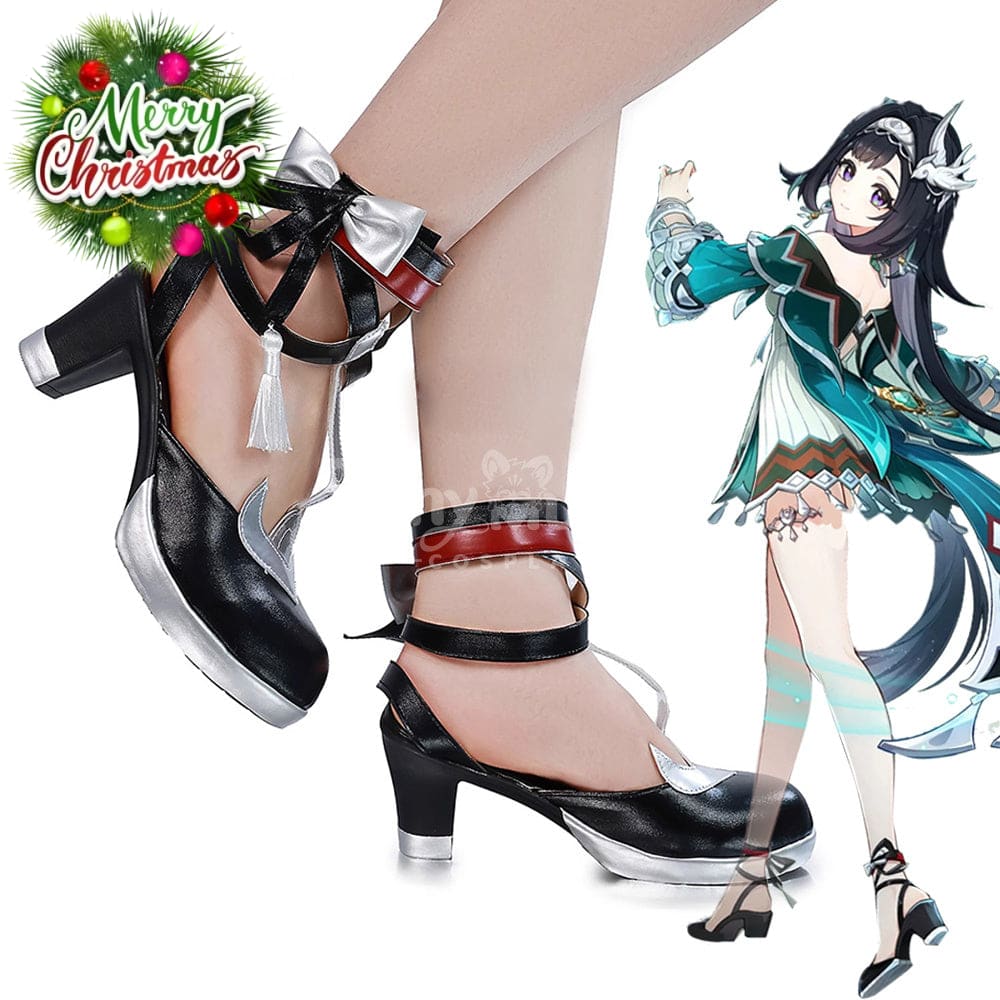 Game Genshin Impact Cosplay Lan Yan Cosplay Shoes Cosplay Shoes Boots