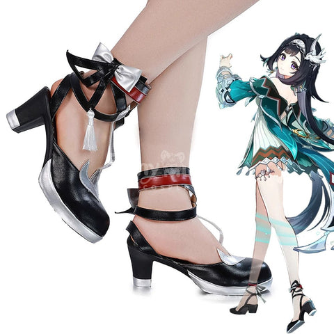 Game Genshin Impact Cosplay Lan Yan Cosplay Shoes Cosplay Shoes Boots