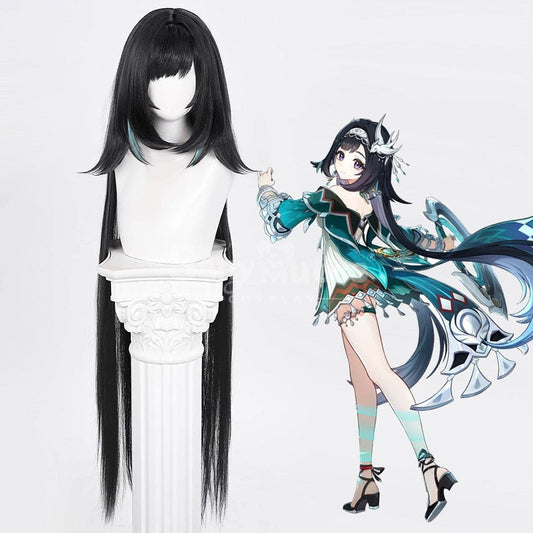 Game Genshin Impact Cosplay Lan Yan Wig Wigs 1000