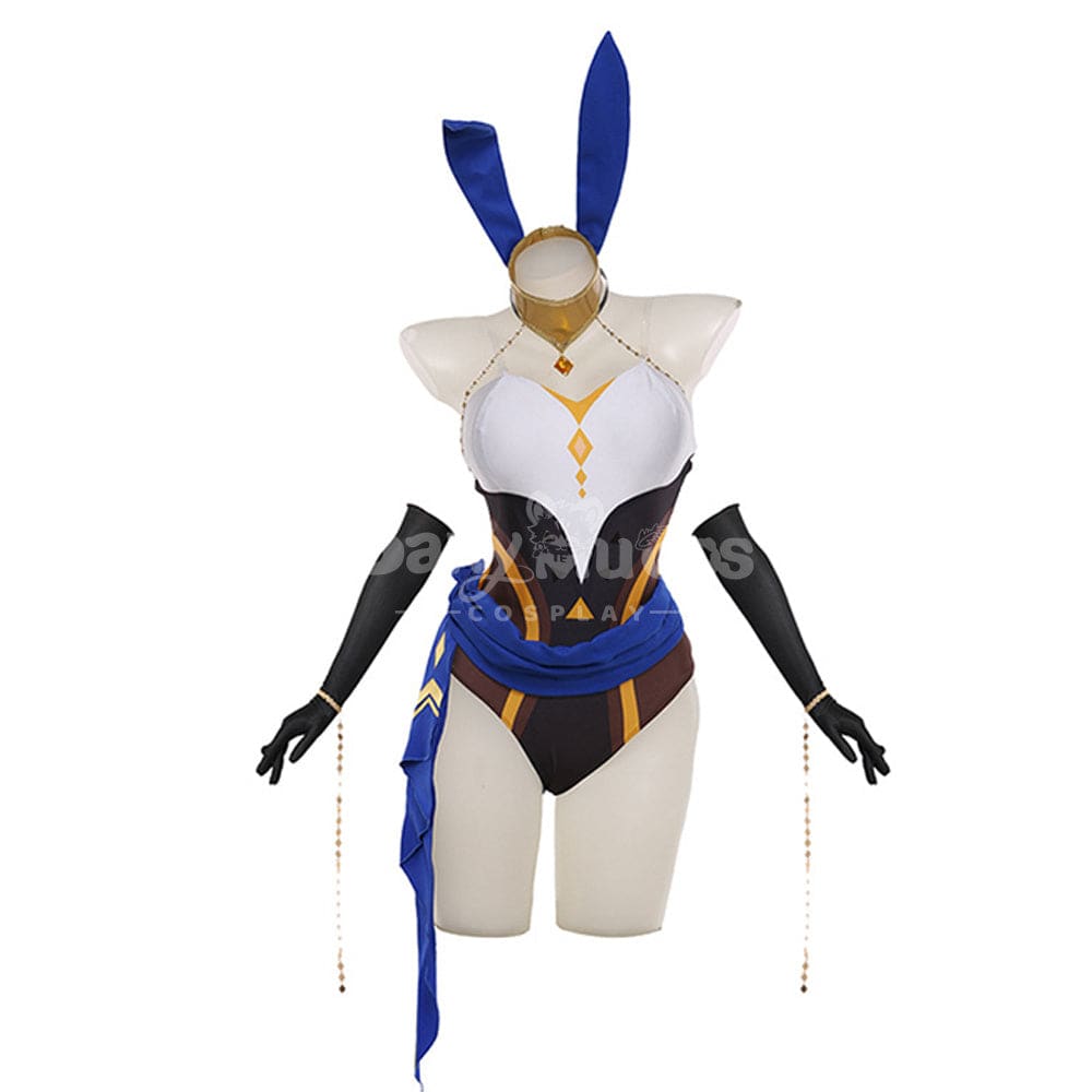 Game Genshin Impact Cosplay Layla Sexy Bunny Girl Costume Costumes