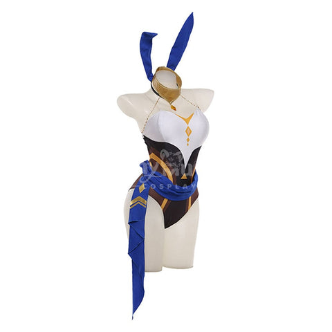 Game Genshin Impact Cosplay Layla Sexy Bunny Girl Costume Costumes