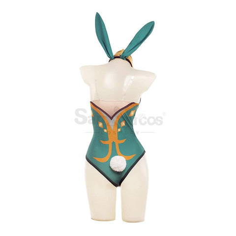 Game Genshin Impact Cosplay Lisa Sexy Bunny Girl Costume Costumes