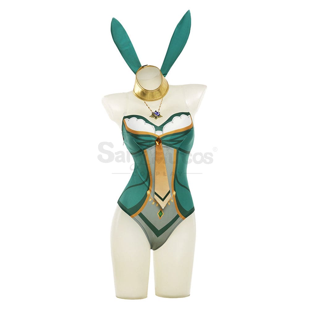 Game Genshin Impact Cosplay Lisa Sexy Bunny Girl Costume Costumes