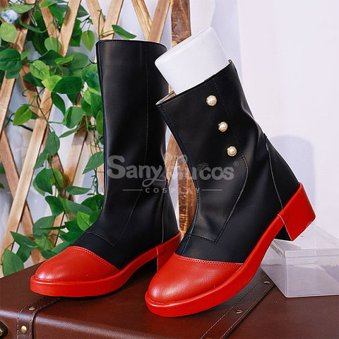 Game Genshin Impact Cosplay Lynette X Kfc Shoes Boots