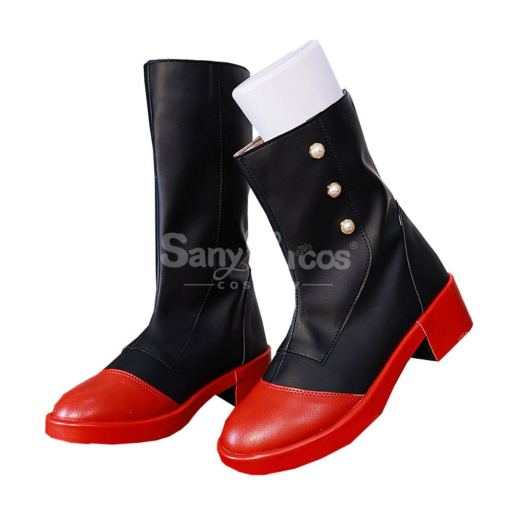 Game Genshin Impact Cosplay Lynette X Kfc Shoes Boots