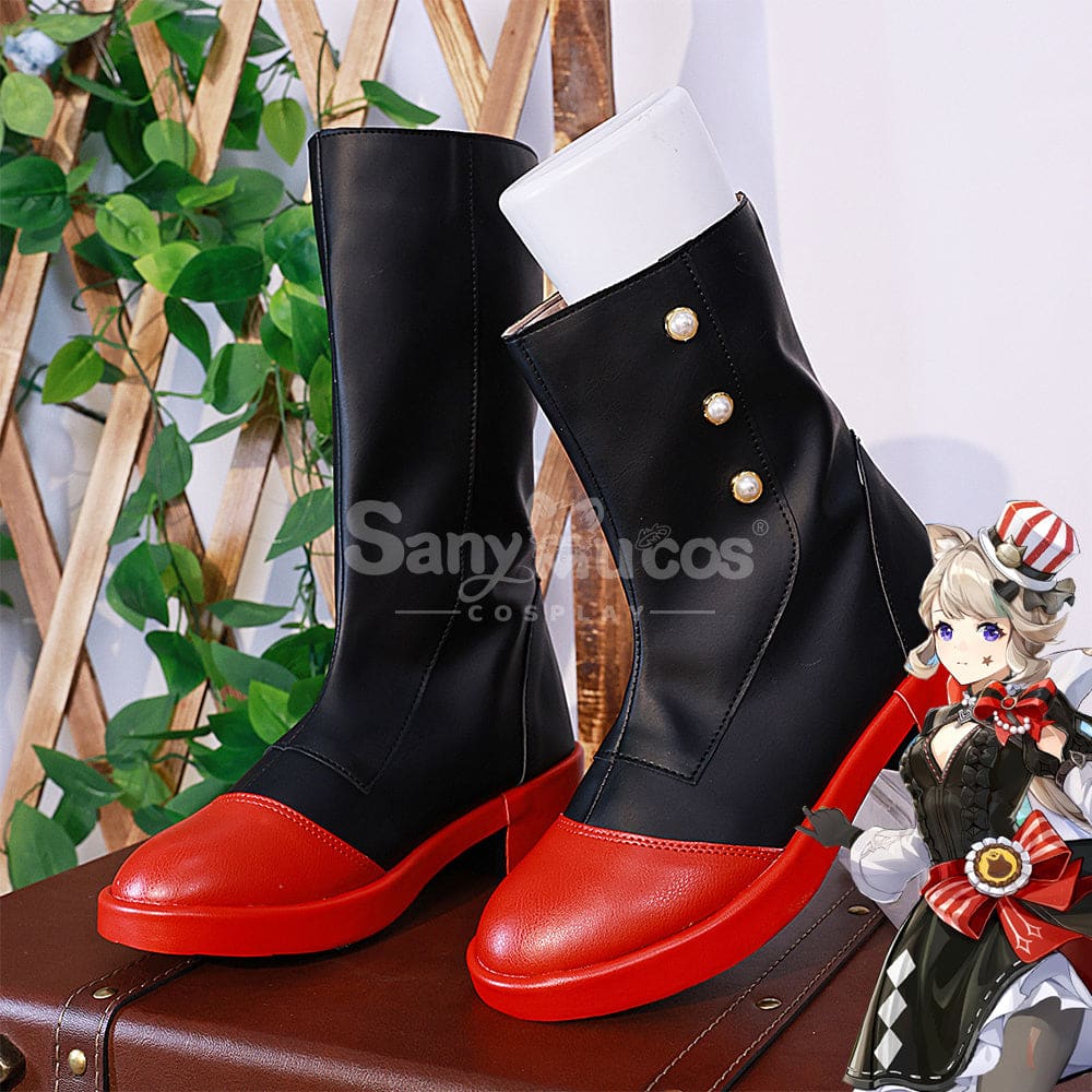 Game Genshin Impact Cosplay Lynette X Kfc Shoes Boots