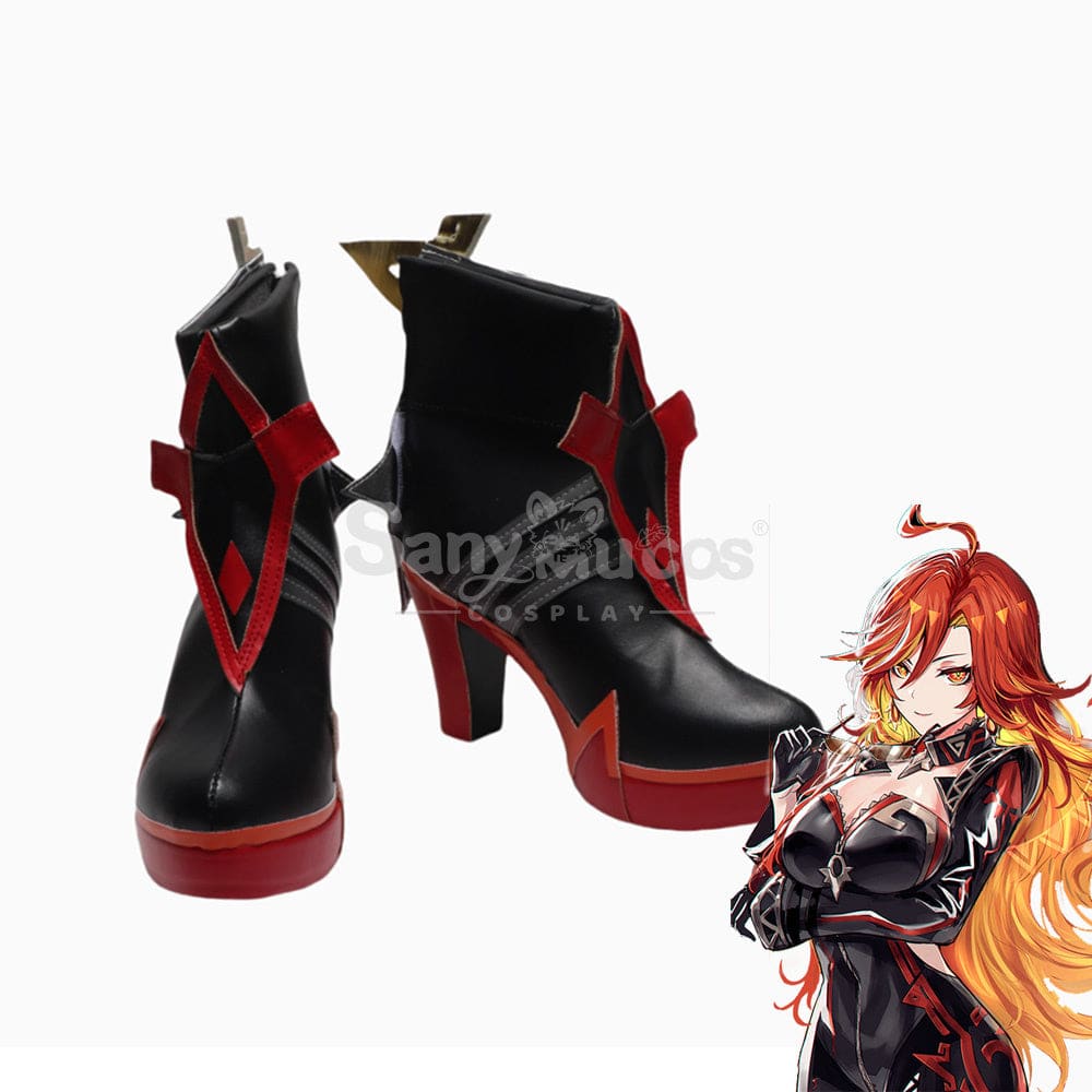 Game Genshin Impact Cosplay Mavuika Shoes Boots