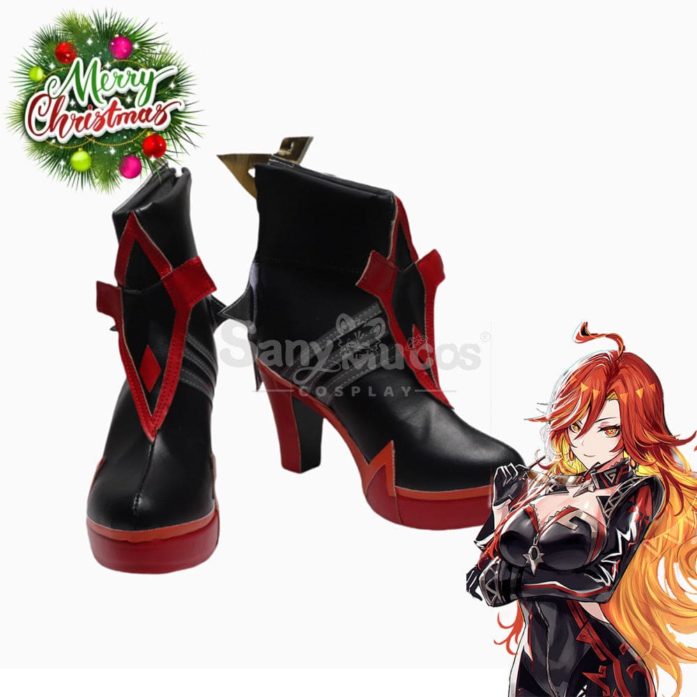 Game Genshin Impact Cosplay Mavuika Shoes Boots