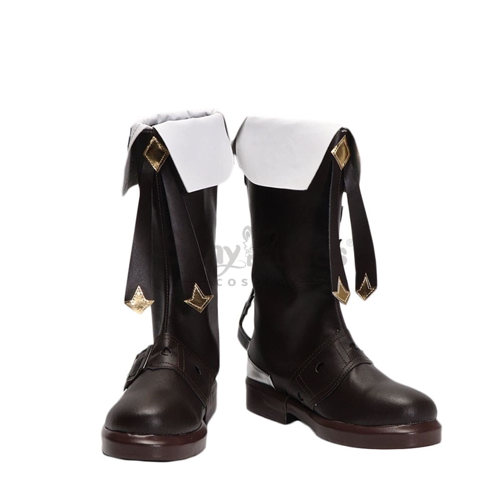 Game Genshin Impact Cosplay Mika Shoes Boots