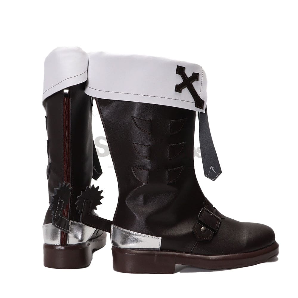 Game Genshin Impact Cosplay Mika Shoes Boots