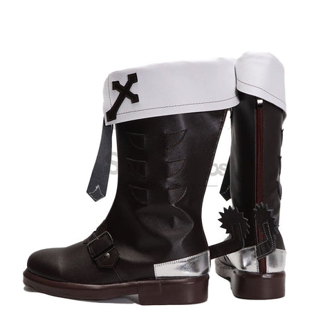 Game Genshin Impact Cosplay Mika Shoes Boots