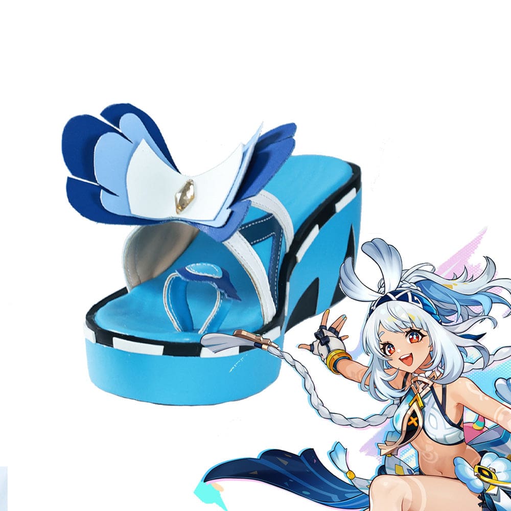 Game Genshin Impact Cosplay Mualani Shoes Boots