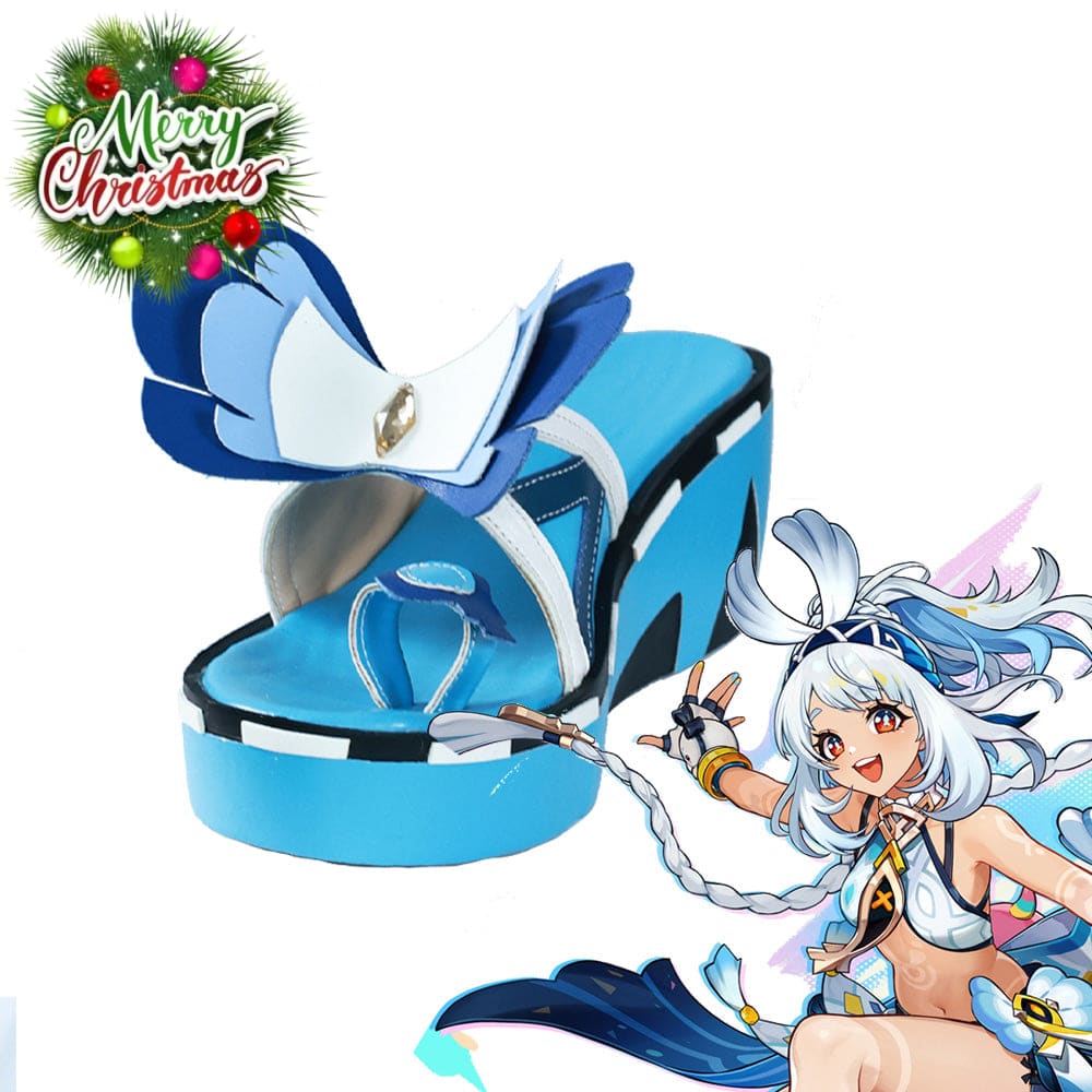 Game Genshin Impact Cosplay Mualani Shoes Boots