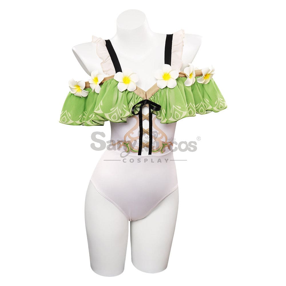 Game Genshin Impact Cosplay Nahida Swimdress Costume Costumes