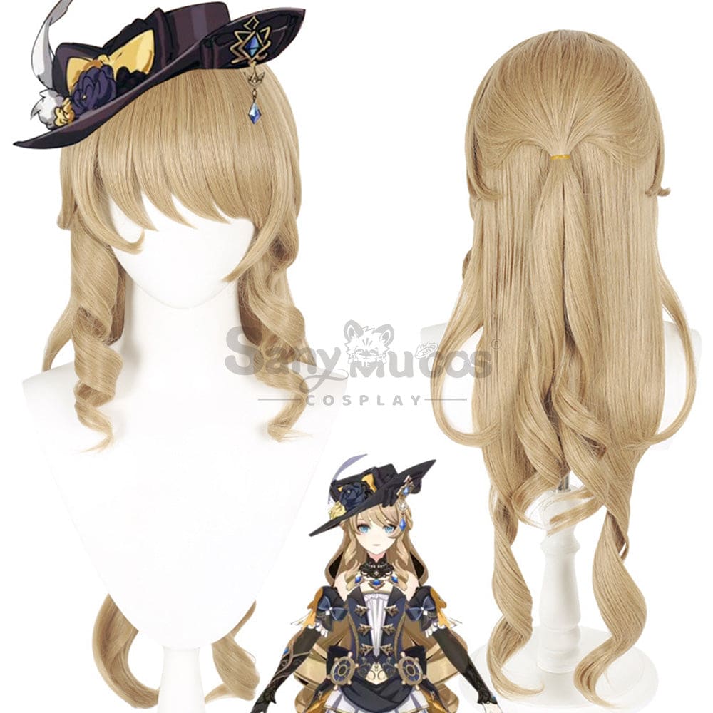 Game Genshin Impact Cosplay Navia Wig Wigs